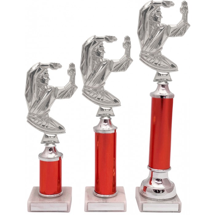 KATA PATTERNS METAL TROPHY  - AVAILABLE IN 3 SIZES